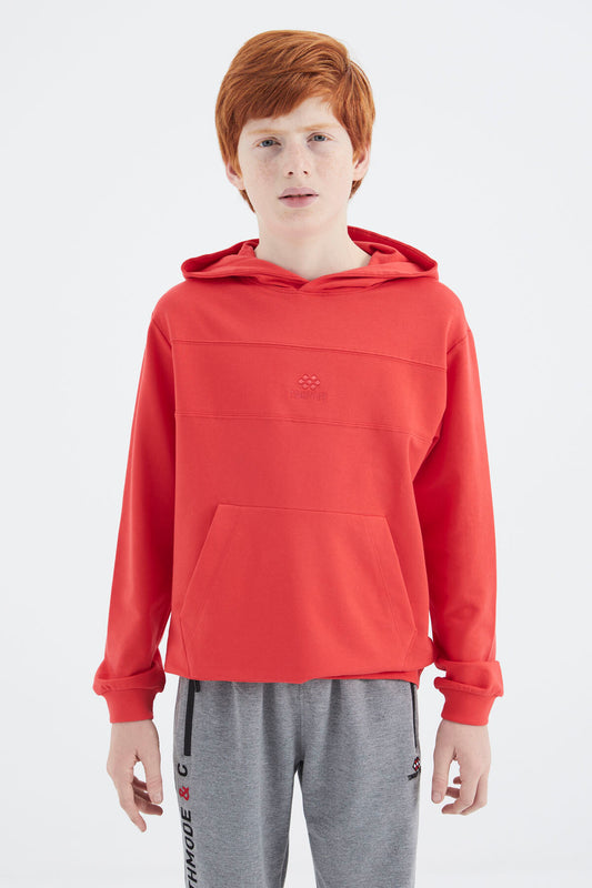 Fiesta Hooded Basic Boys' Sweatshirt - 11181