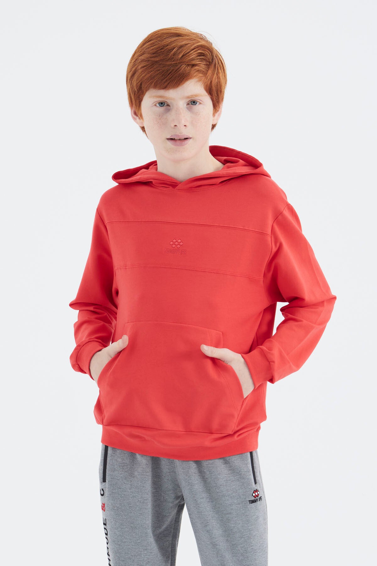Fiesta Hooded Basic Boys' Sweatshirt - 11181