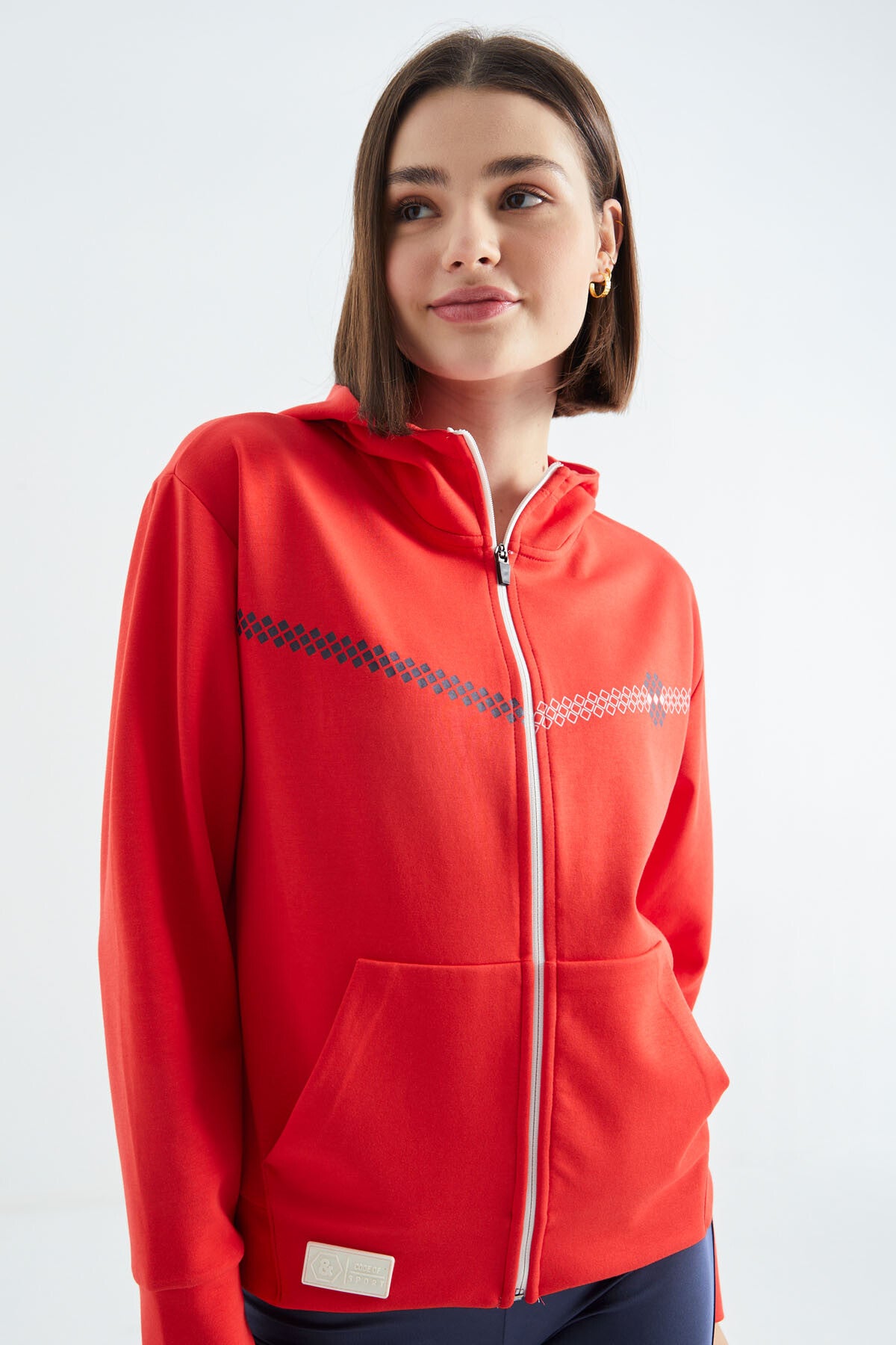 Fiesta Hooded Zippered Women's Sweatshirt - 97277