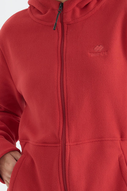 Fiesta Hooded Zippered Comfort Fit Women's Fleece Sweatshirt - 97233