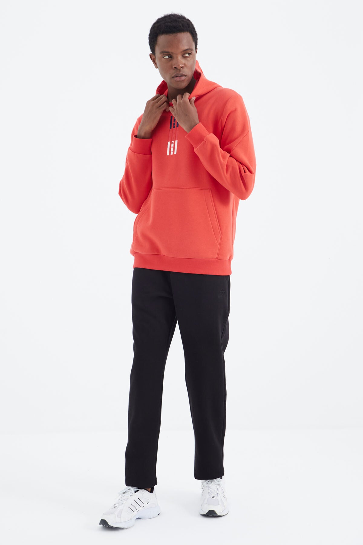 Fiesta Embroidered Hooded Relax Fit Men's Sweatshirt - 88291