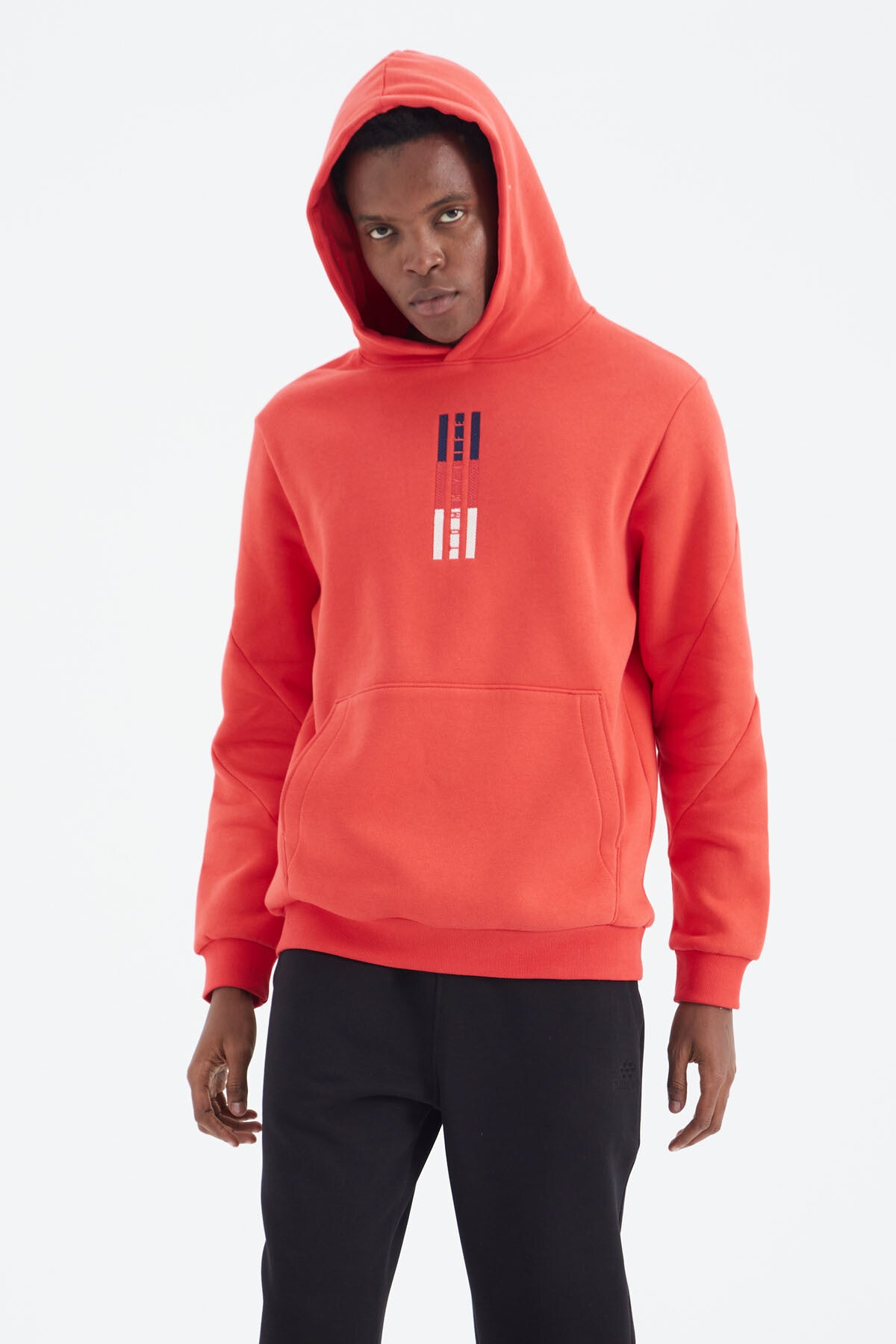 Fiesta Embroidered Hooded Relax Fit Men's Sweatshirt - 88291