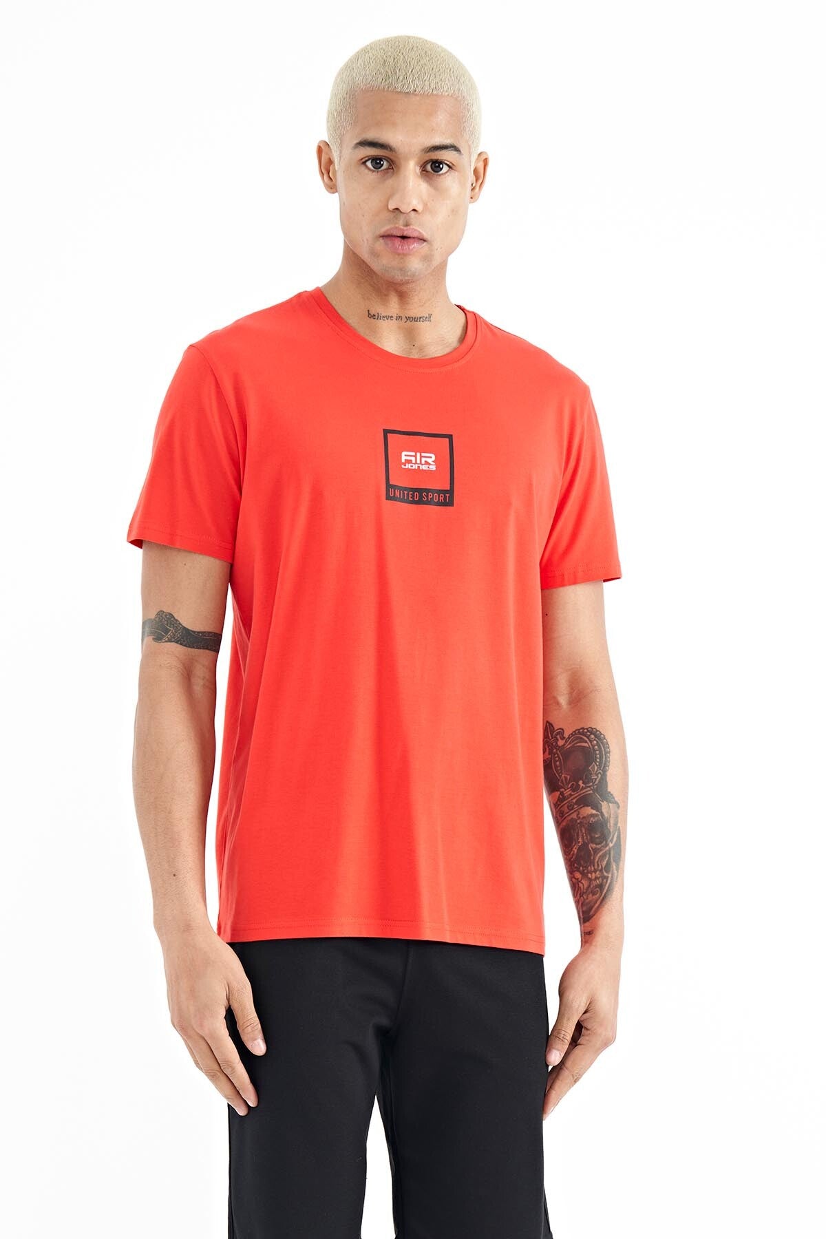 Adney Fiesta O Collar Men's T-Shirt - 88230