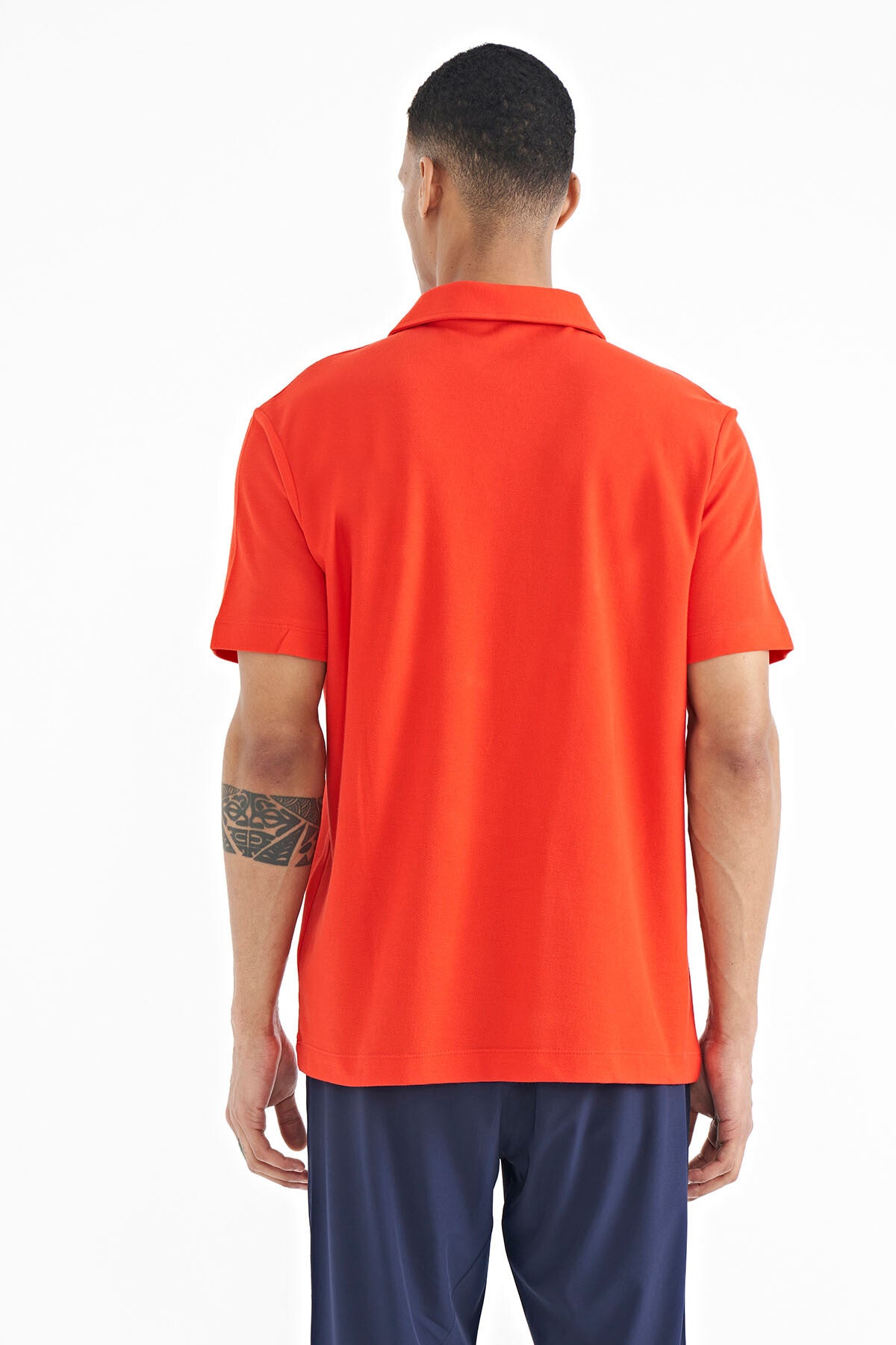 Fiesta Print Standard Fit Polo Collar Men's T-shirt - 88236