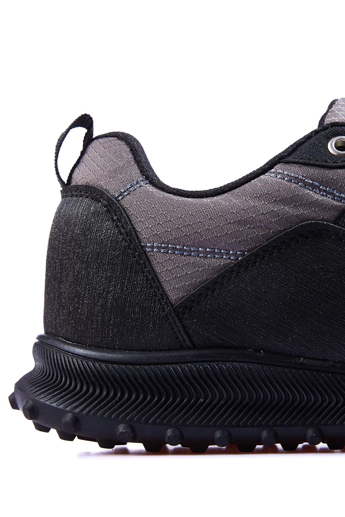 Smoked Laced Detail PU Leather Men's Sports Shoe - 89114