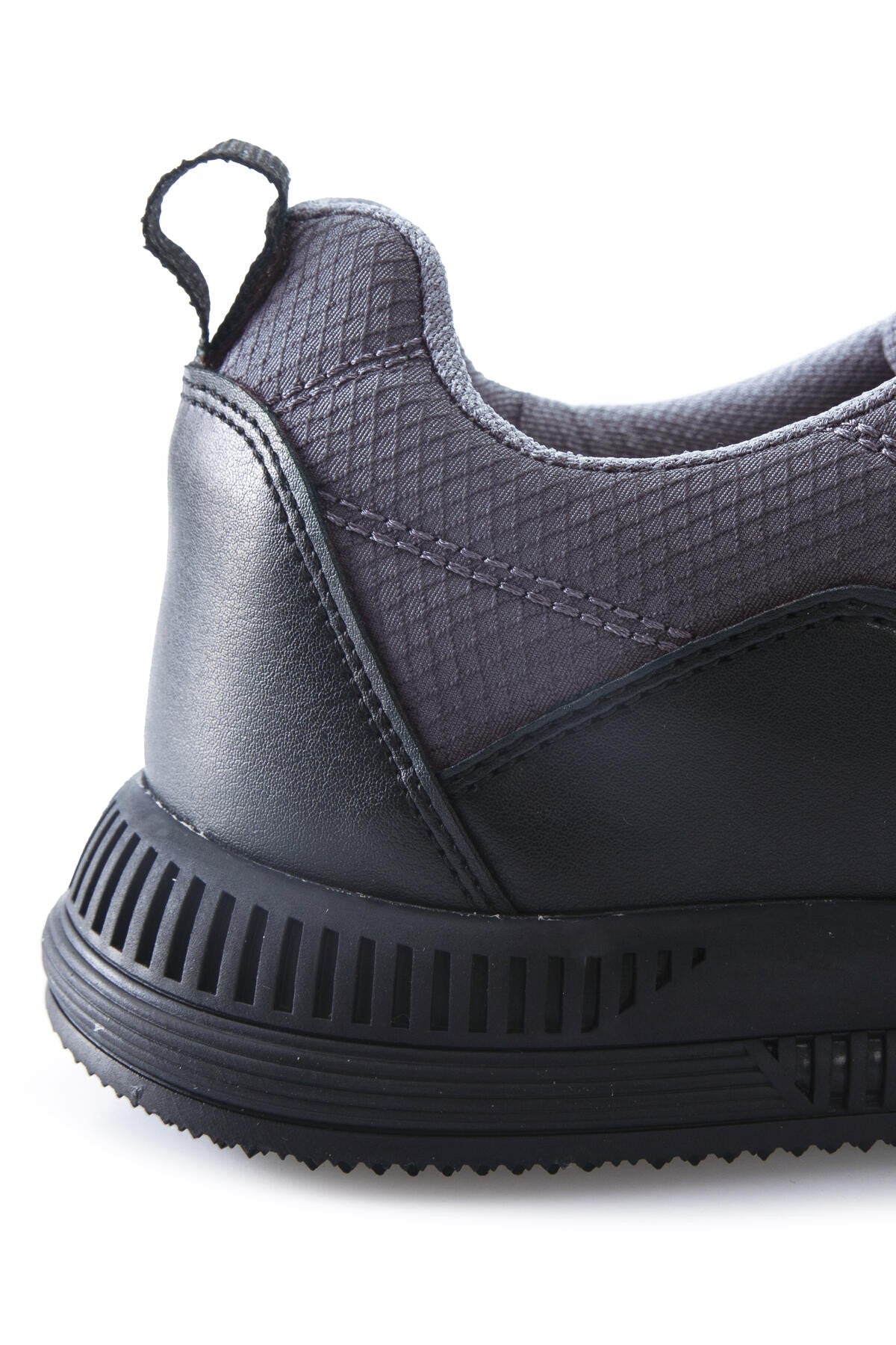 Smoked Laced Quilted PU Leather Detailed Men's Sports Shoes - 89096