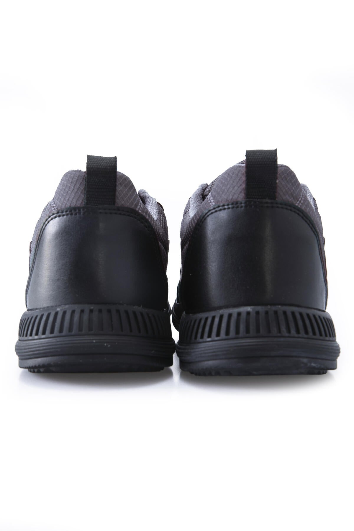 Smoked Laced Quilted PU Leather Detailed Men's Sports Shoes - 89096
