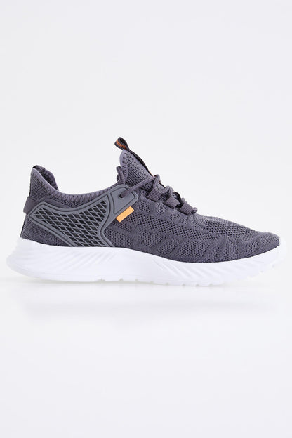 Smoked Laced Detailed High Sole Men's Sports Shoes - 89100