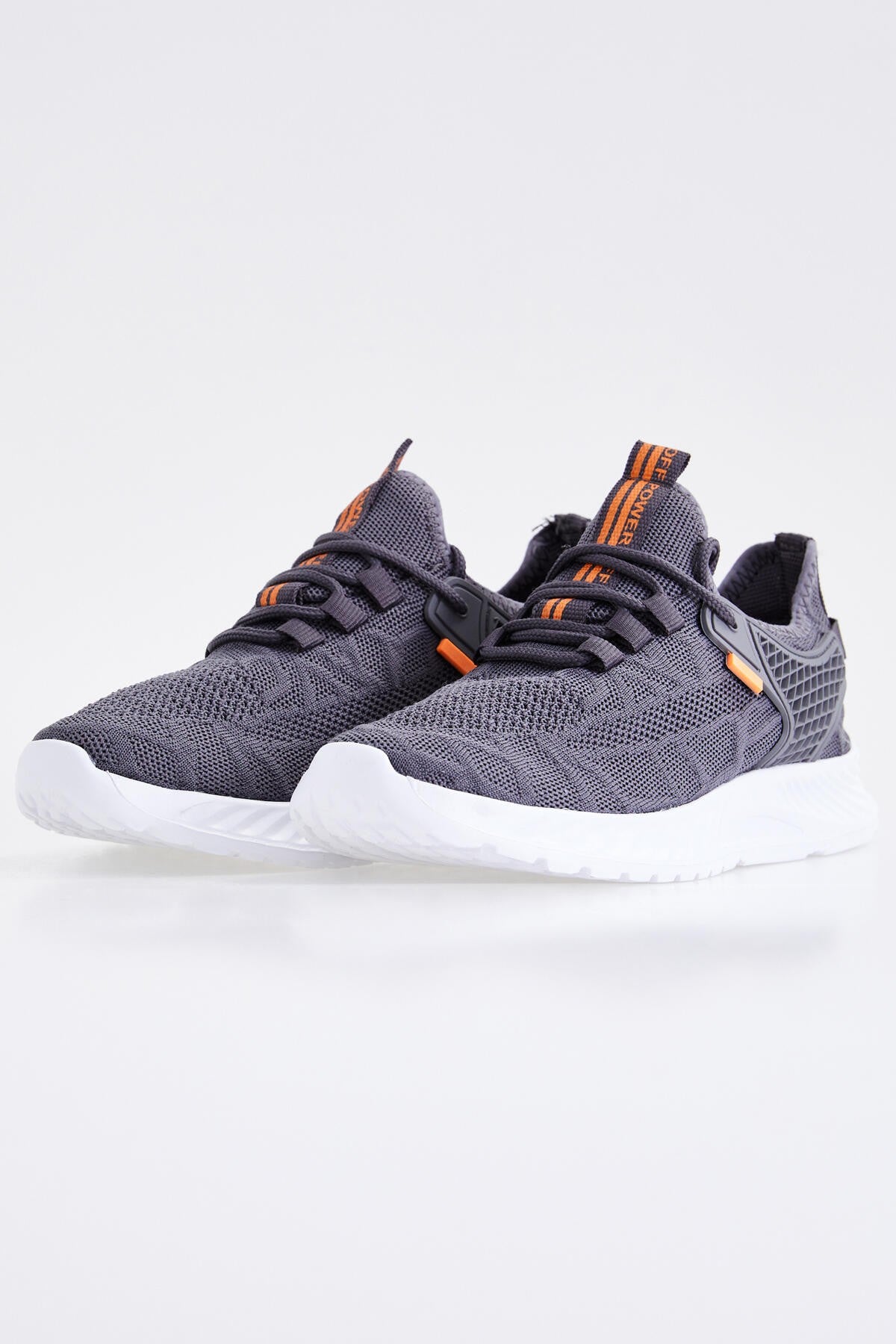 Smoked Laced Detailed High Sole Men's Sports Shoes - 89100