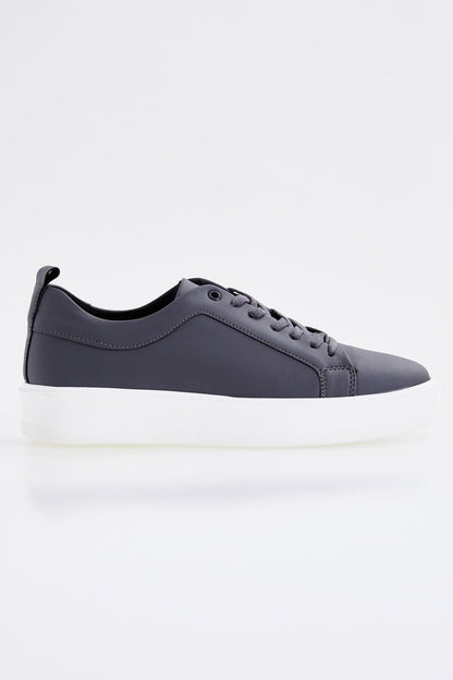 Smoked Laced High Sole Men's Sports Shoes - 89101