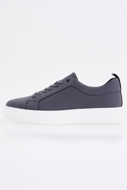 Smoked Laced High Sole Men's Sports Shoes - 89101