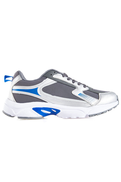 Smoked High Sole File Detailed PU Leather Men's Sports Shoes - 89121