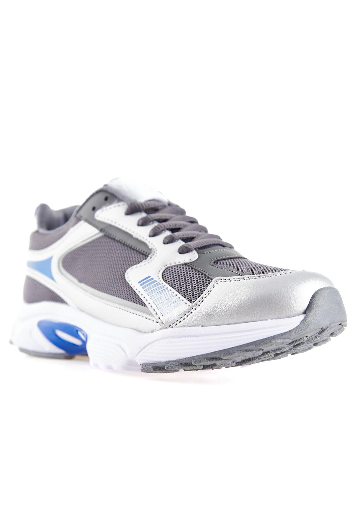 Smoked High Sole File Detailed PU Leather Men's Sports Shoes - 89121
