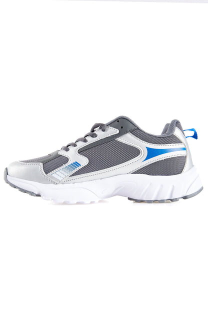 Smoked High Sole File Detailed PU Leather Men's Sports Shoes - 89121