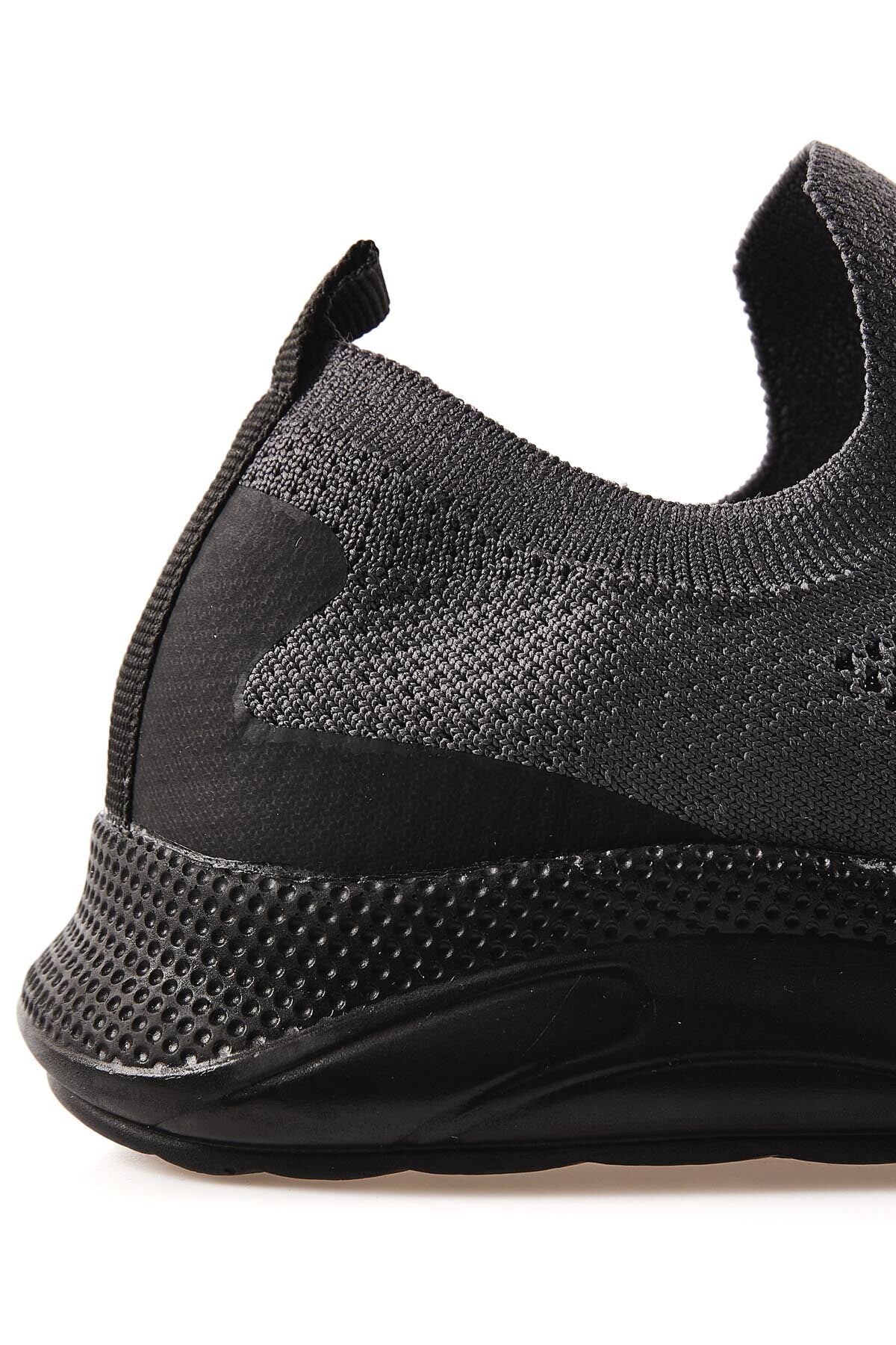 Smoked High Sole Ribbed Laceless Lightweight Flexible Men's Sports Shoes - 89120