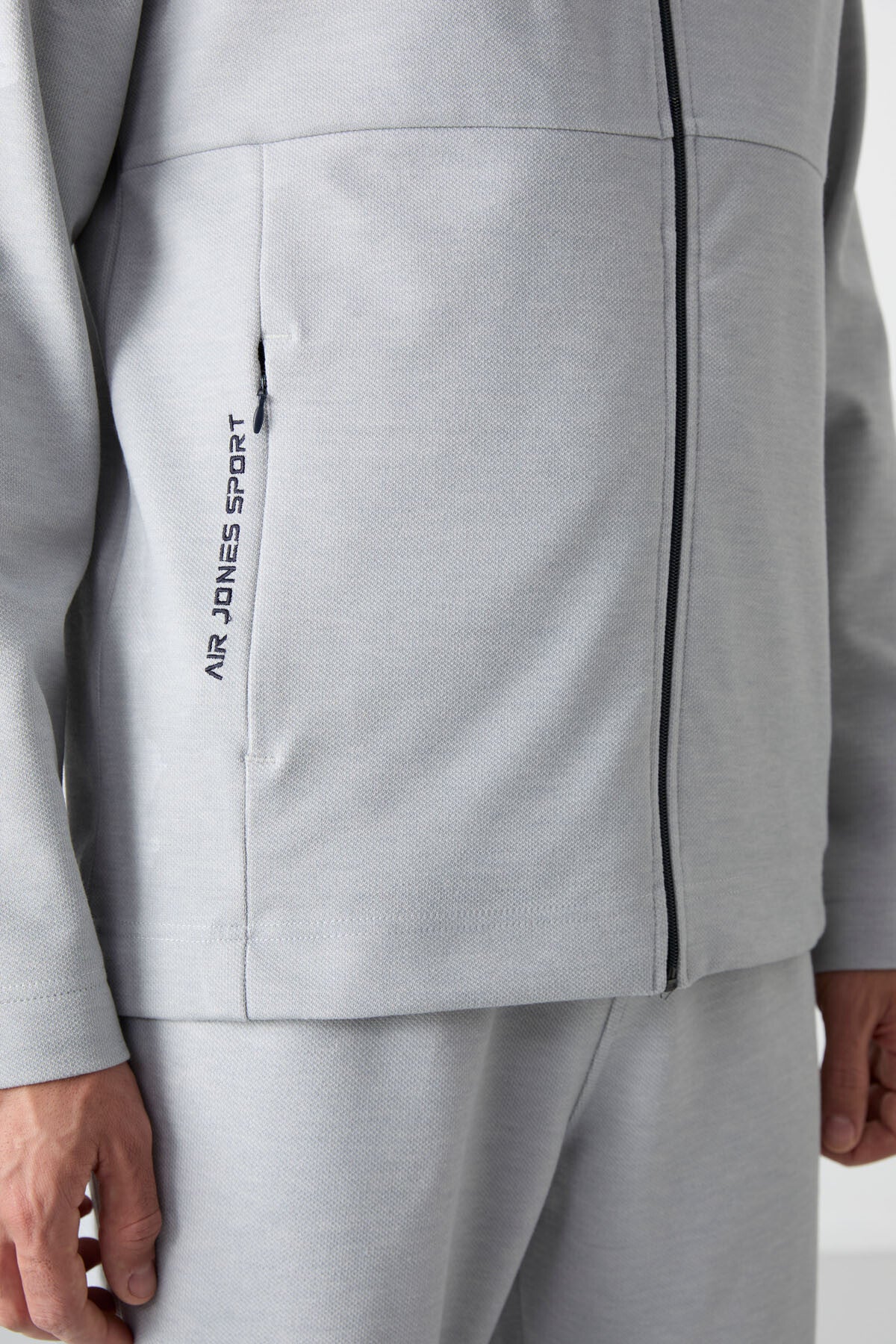 Carlos Grey Standard Mold Men's Tracksuit Set - 85209