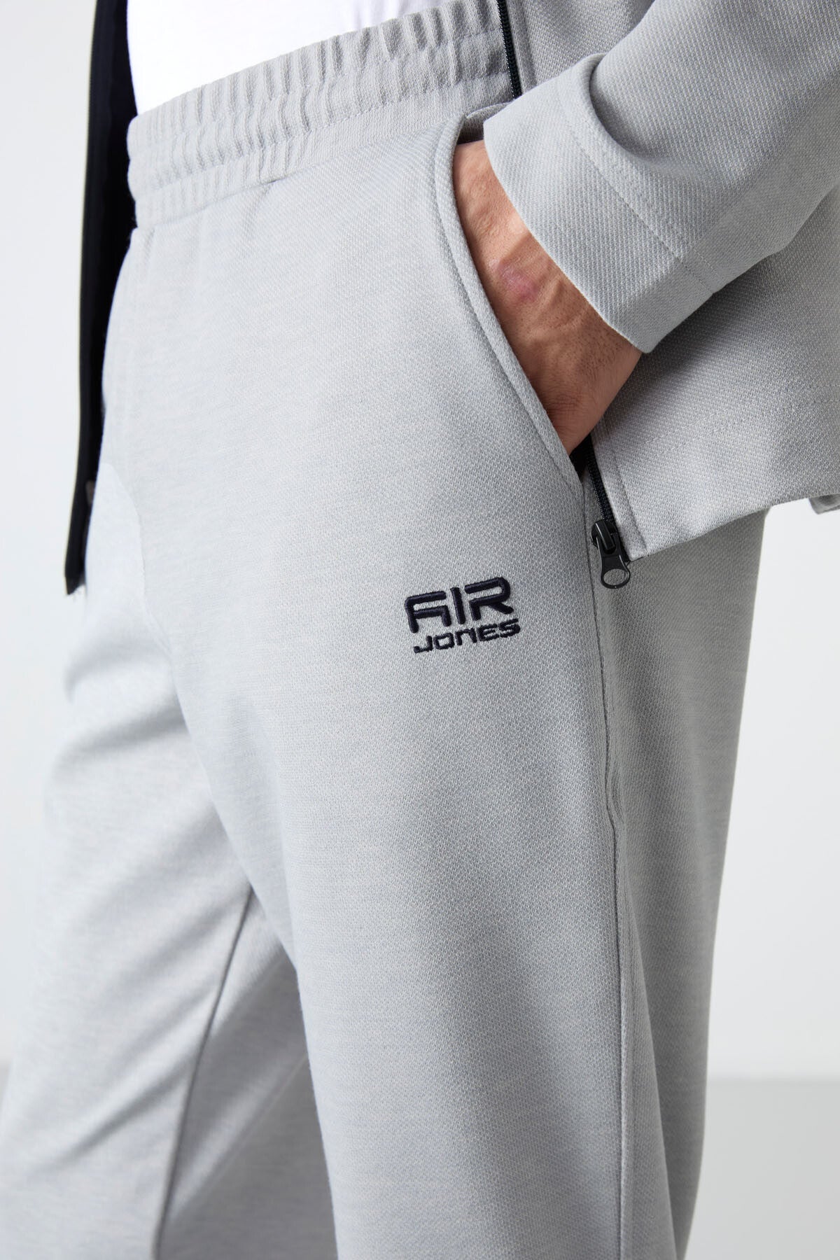 Carlos Grey Standard Mold Men's Tracksuit Set - 85209