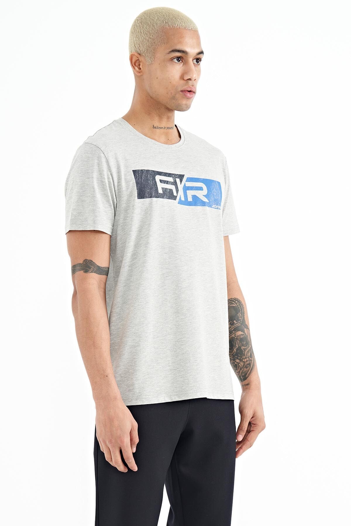 Casey Grey Standard Fit Men's T-Shirt - 88205