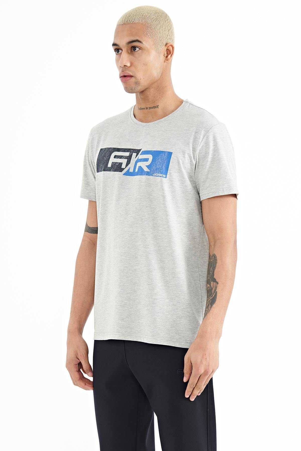 Casey Grey Standard Fit Men's T-Shirt - 88205