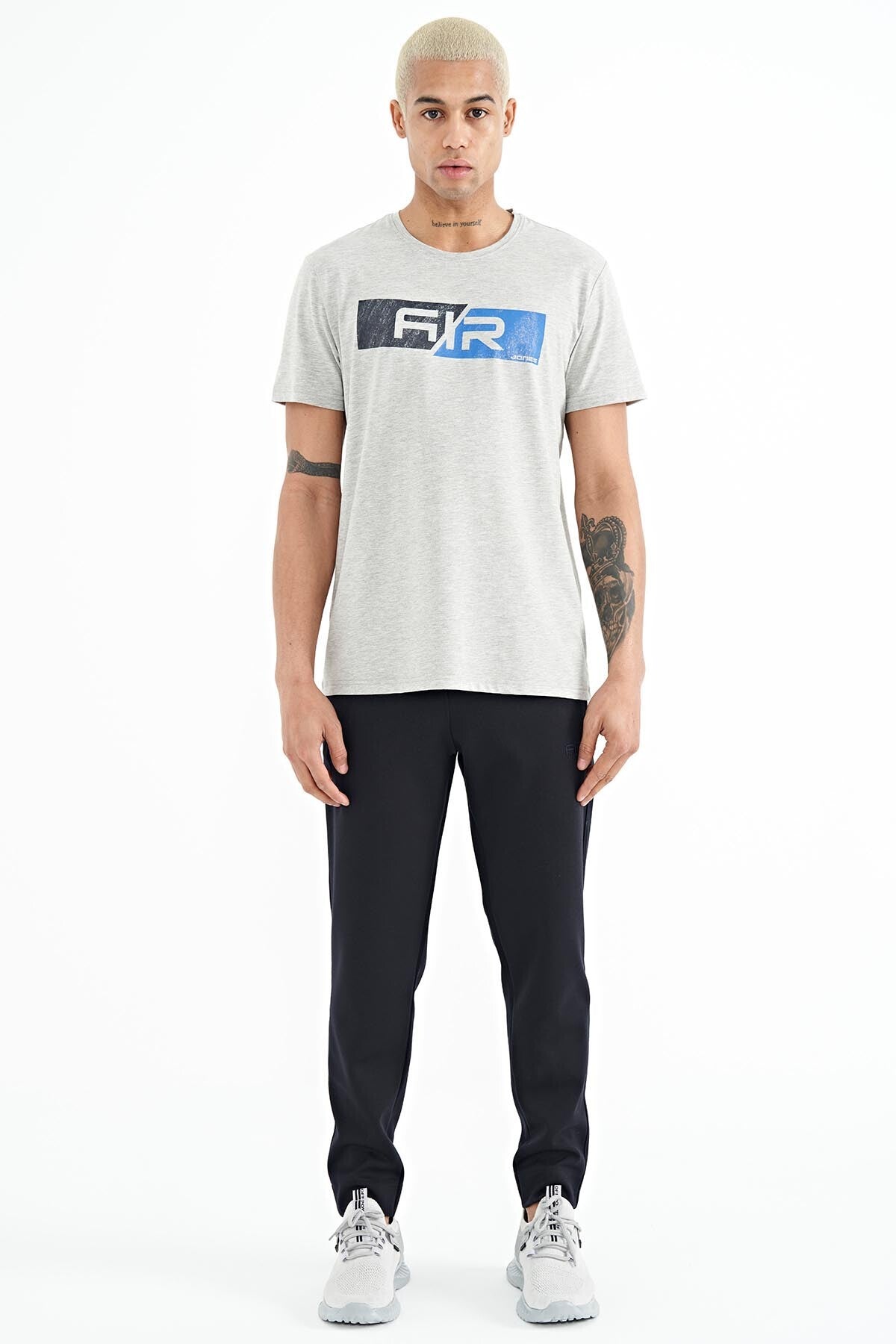Casey Grey Standard Fit Men's T-Shirt - 88205