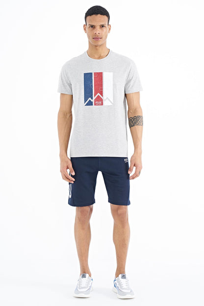 Dean Grey Standard Fit Men's T-Shirt - 88211