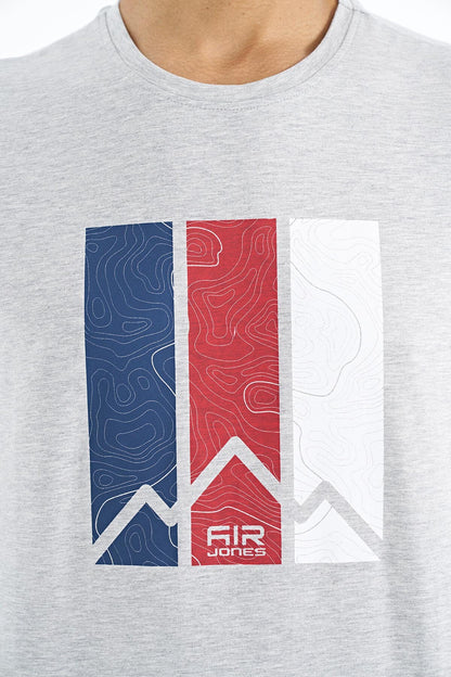 Dean Grey Standard Fit Men's T-Shirt - 88211