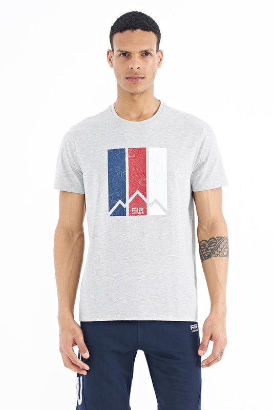 Dean Grey Standard Fit Men's T-Shirt - 88211