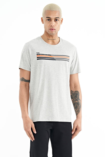Stew Grey Melanj O Collar Men's T-Shirt - 88229