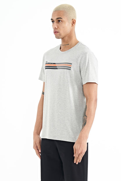 Stew Grey Melanj O Collar Men's T-Shirt - 88229