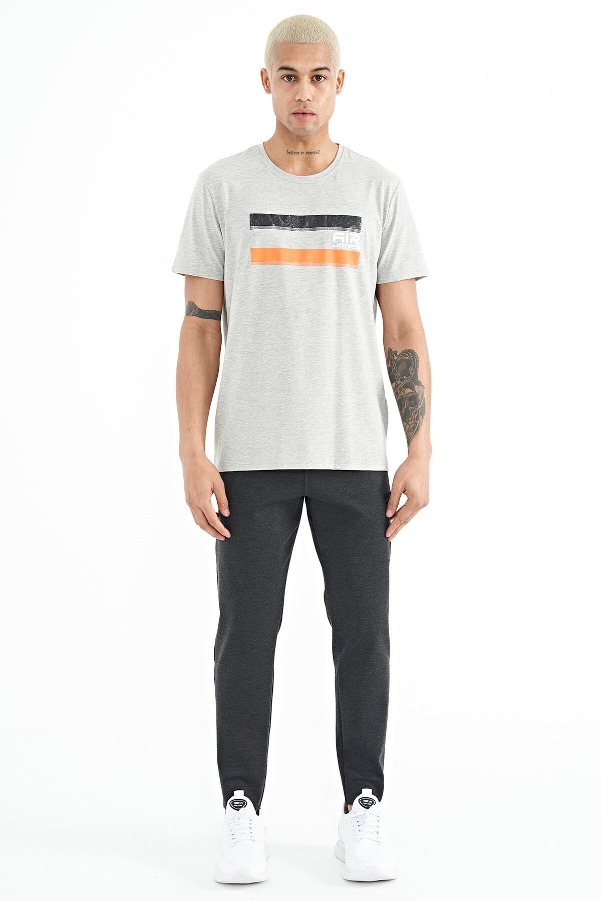 Donald Gri Melanj Standard Cut Men's T-Shirt - 88217