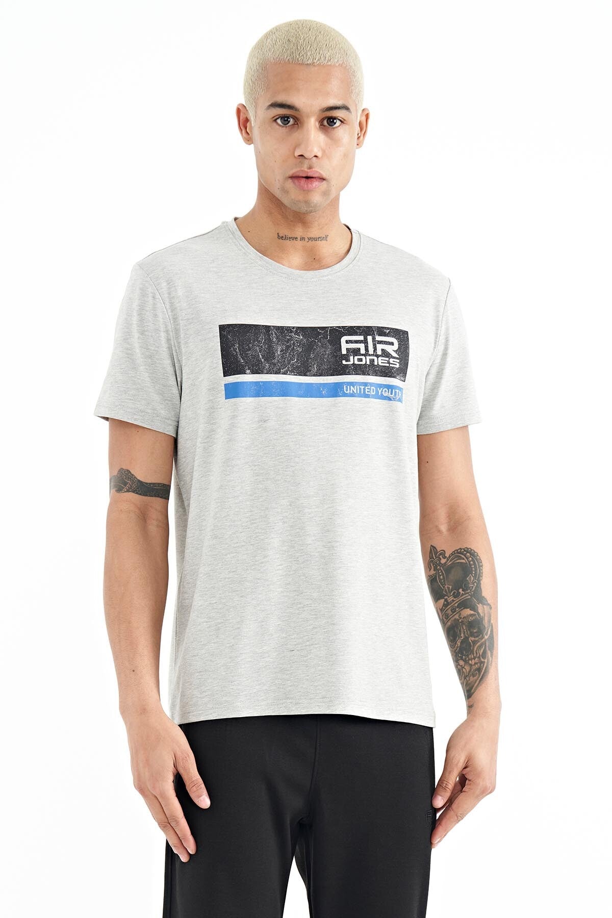 Luke Gri Melanj O Collar Men's T-Shirt - 88221