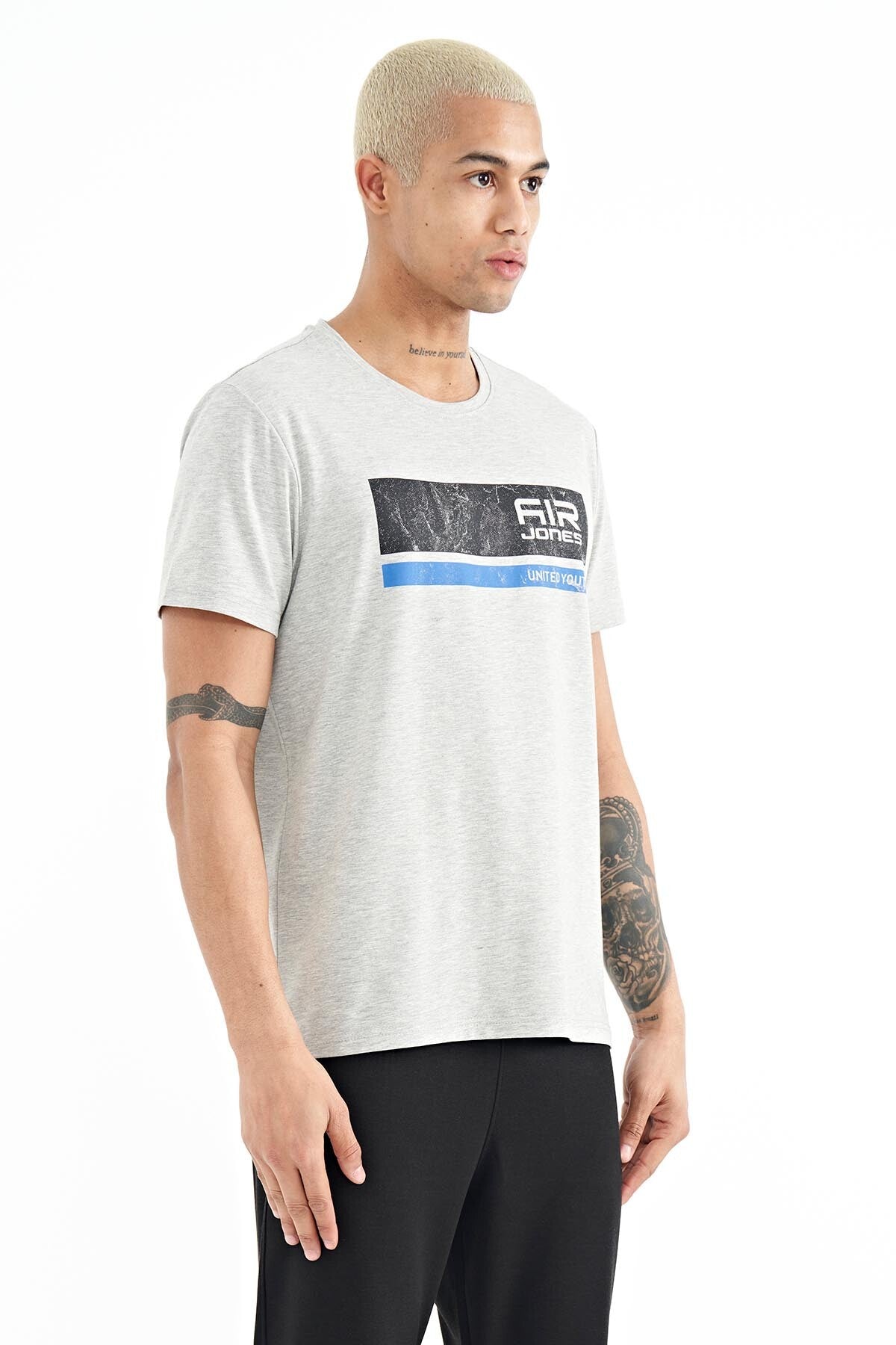 Luke Gri Melanj O Collar Men's T-Shirt - 88221
