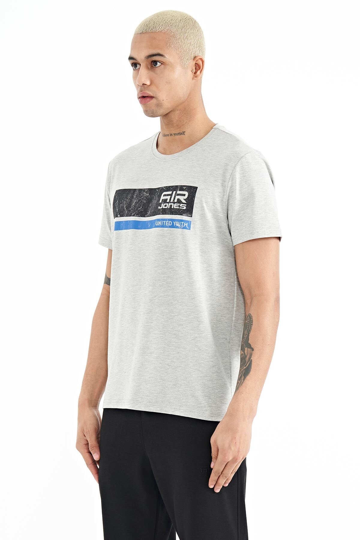 Luke Gri Melanj O Collar Men's T-Shirt - 88221