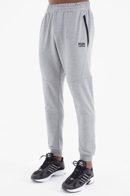 Daniel Grey Melange Jogger Men's Tracksuit Bottom - 82116