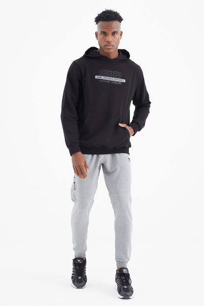 Daniel Grey Melange Jogger Men's Tracksuit Bottom - 82116
