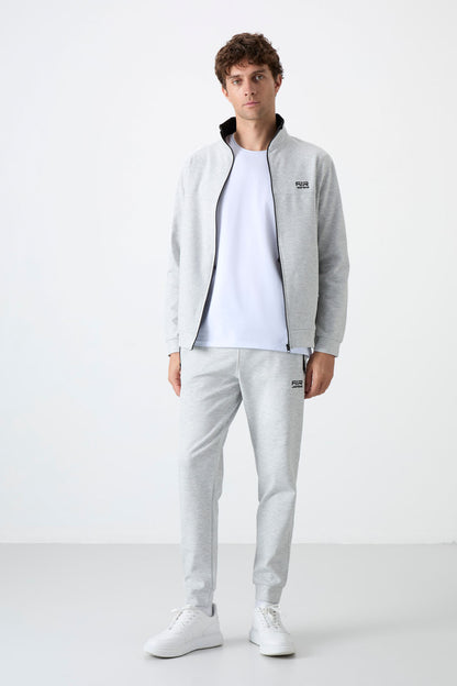Hugo Grey Melange Jogger Men's Tracksuit Set - 85198