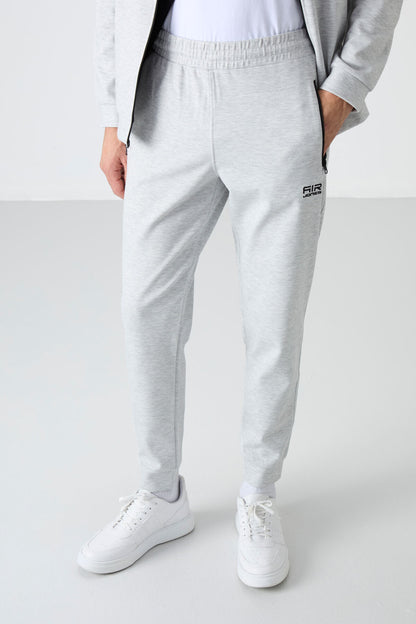 Hugo Grey Melange Jogger Men's Tracksuit Set - 85198