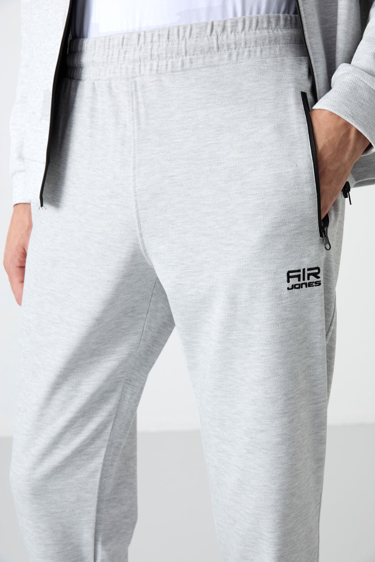 Hugo Grey Melange Jogger Men's Tracksuit Set - 85198