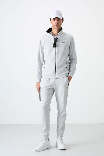Hugo Grey Melange Jogger Men's Tracksuit Set - 85198