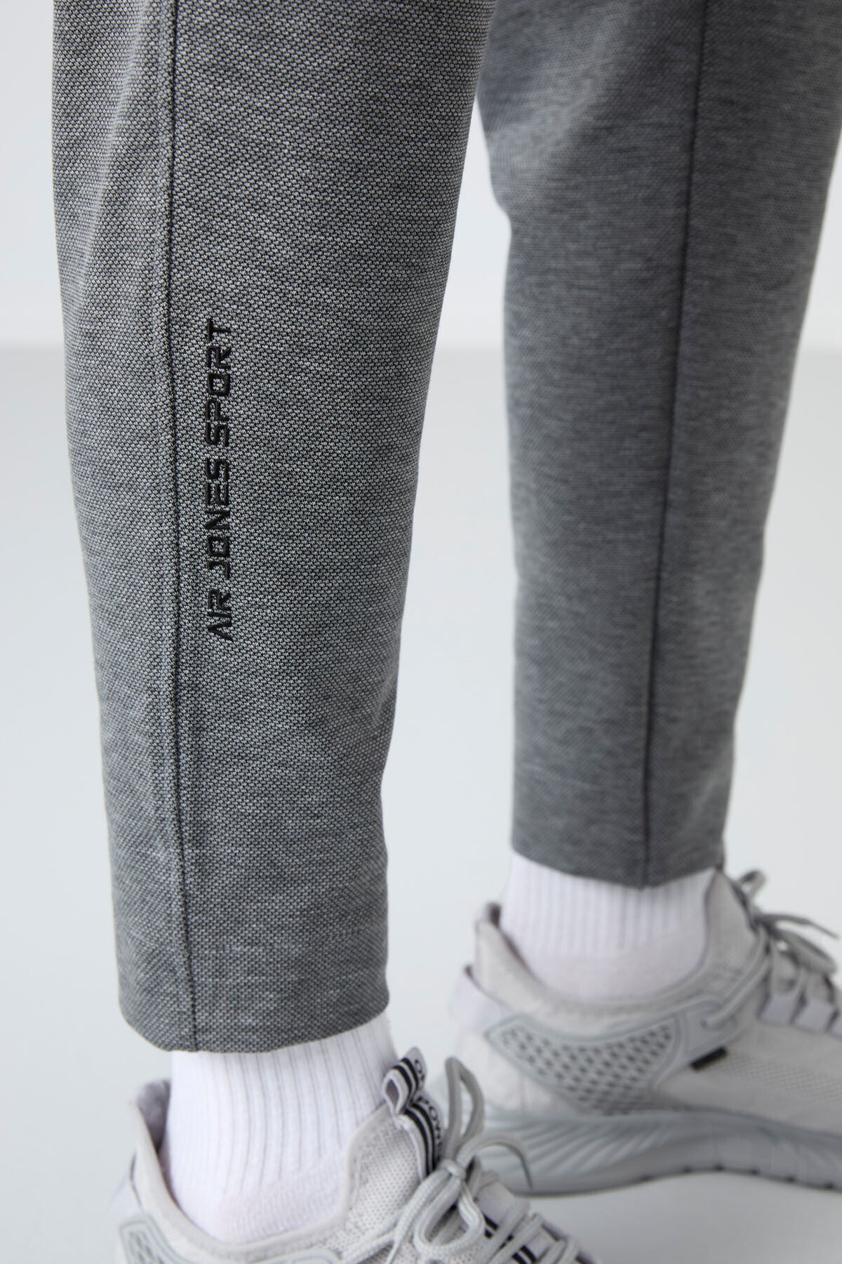 Carlos Grey Melange Standard Cut Men's Tracksuit Set - 85209