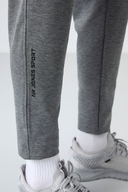 Carlos Grey Melange Standard Cut Men's Tracksuit Set - 85209