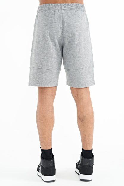 Alec Grey Melange Standard Fit Men's Shorts - 81243