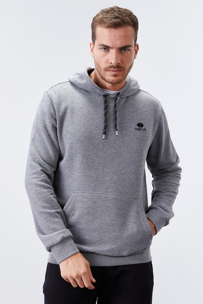 Kangaroo Pocket Standard Fit Men's Hooded Sweatshirt - 87872