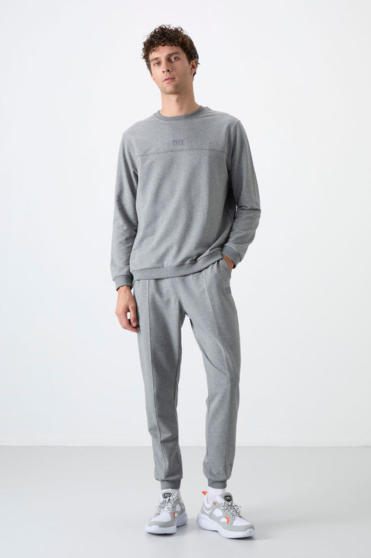 Keith Gray Melange Basic Men's Tracksuit Set - 85231