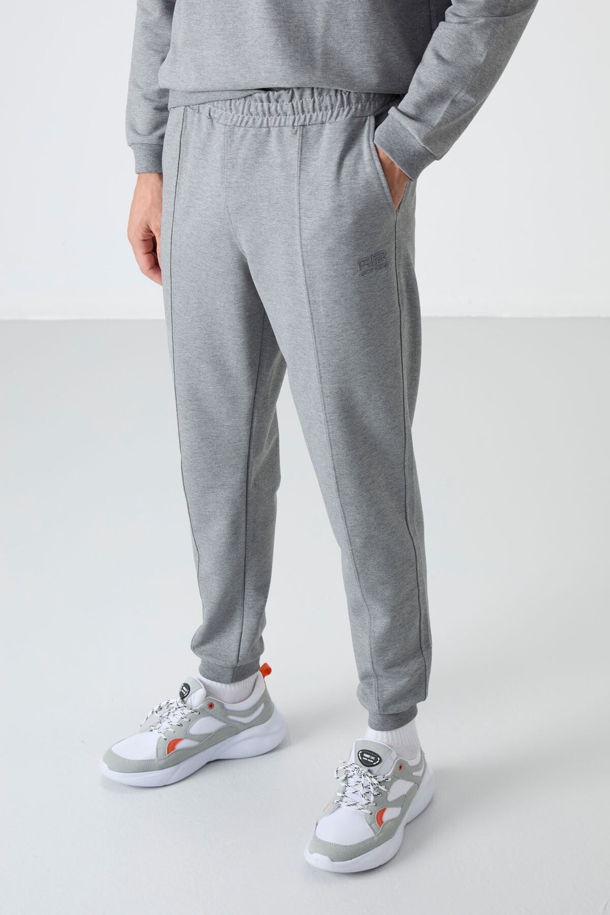 Keith Gray Melange Basic Men's Tracksuit Set - 85231