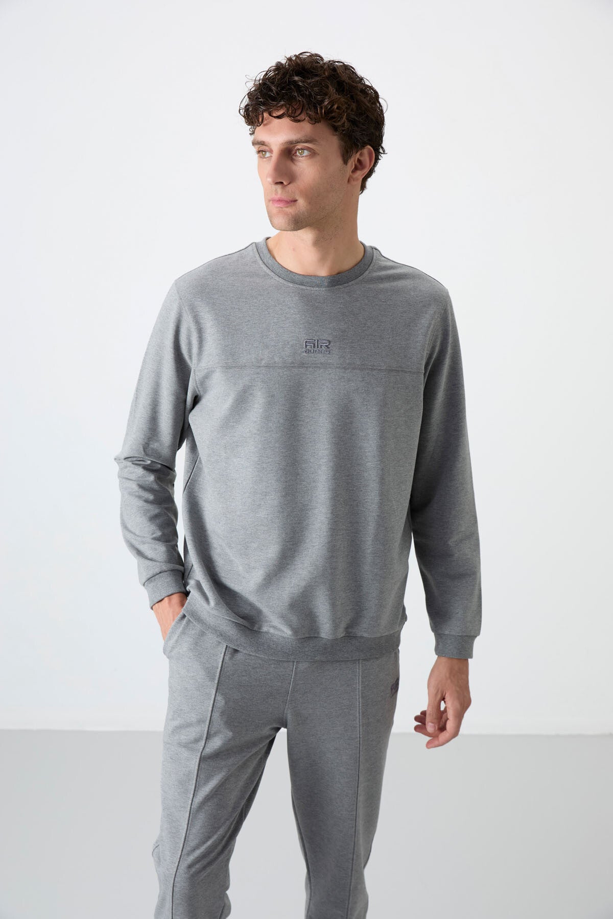 Keith Gray Melange Basic Men's Tracksuit Set - 85231