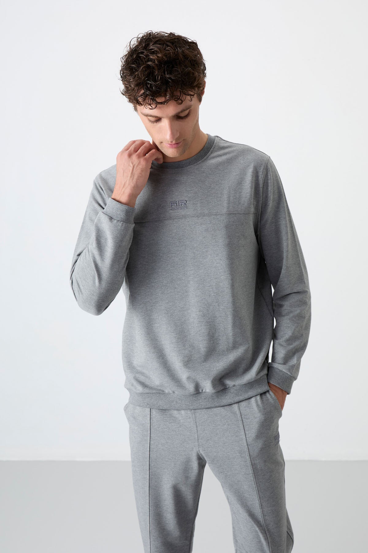 Keith Gray Melange Basic Men's Tracksuit Set - 85231