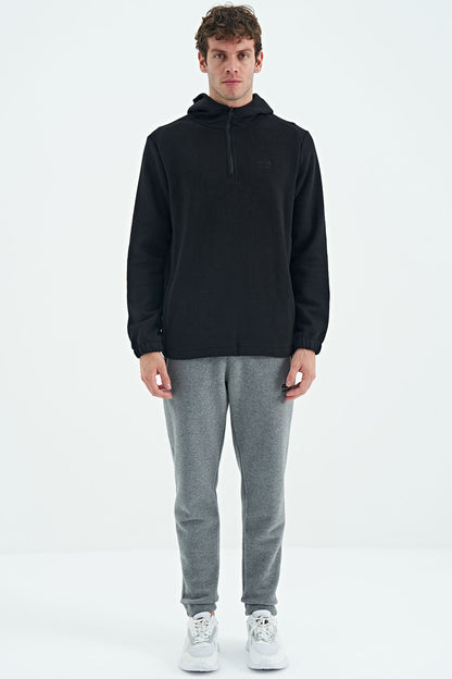Darrel Grey Melange Polar Men's Tracksuit Bottom - 82109