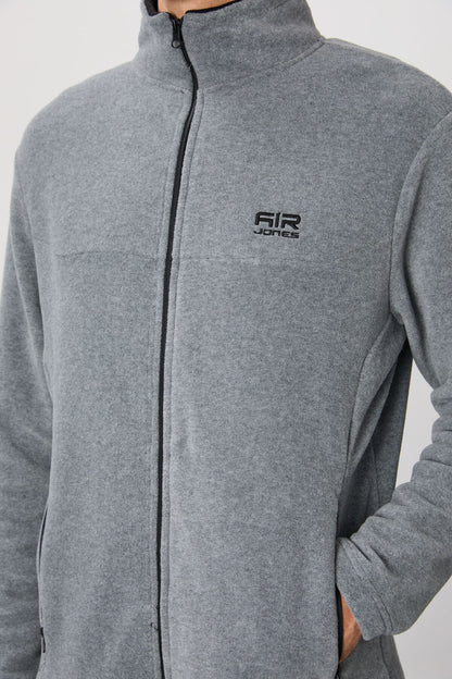 Hardy Grey Melange Standard Mold Polar Men's Sweatshirt - 88299