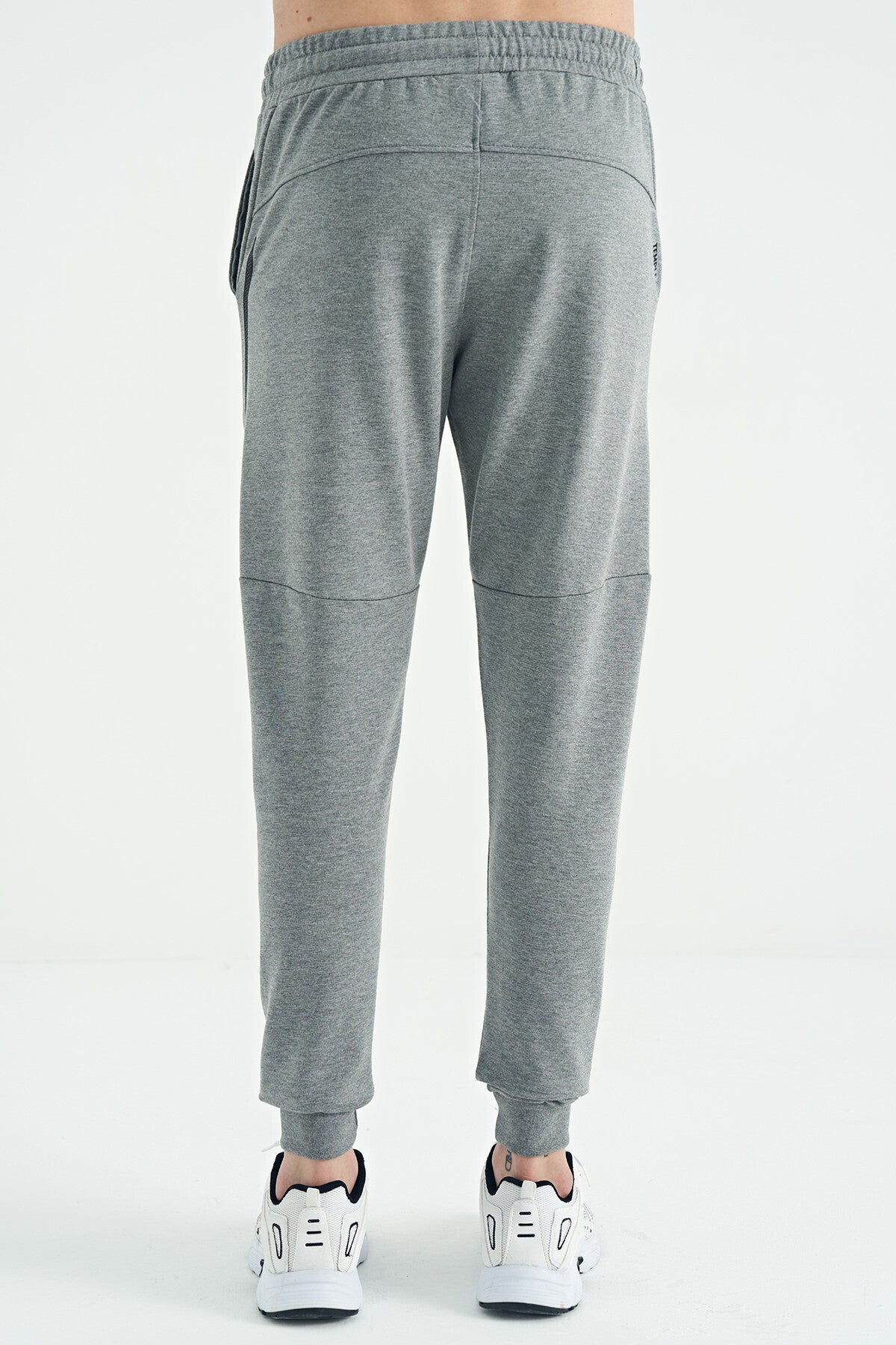 Nigel Grey Melange Standard Fit Men's Tracksuit Bottom - 84916